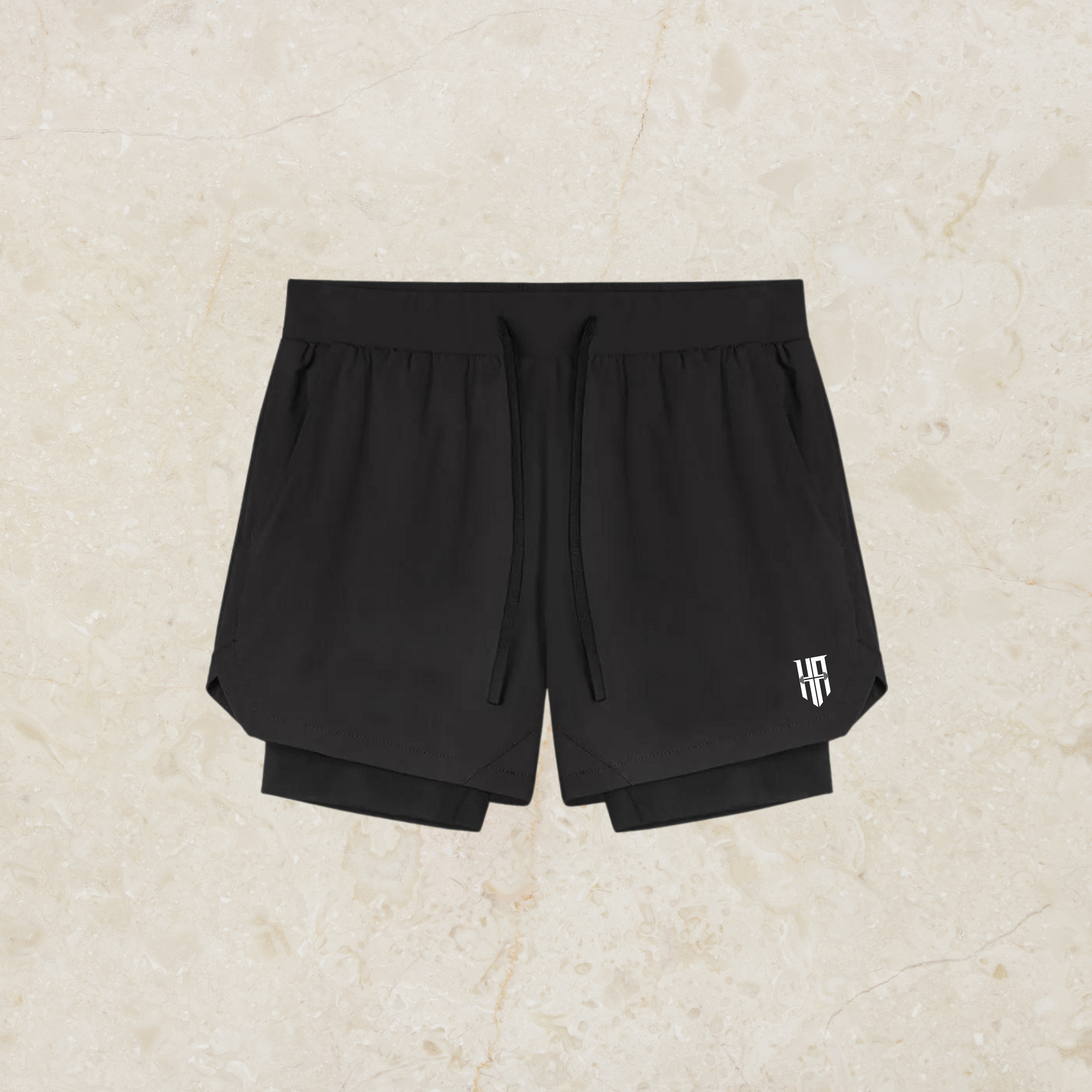 QAQA - A dual Ladies training shorts that comes with inner tights as well!